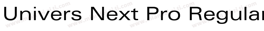 Univers Next Pro Regular字体转换